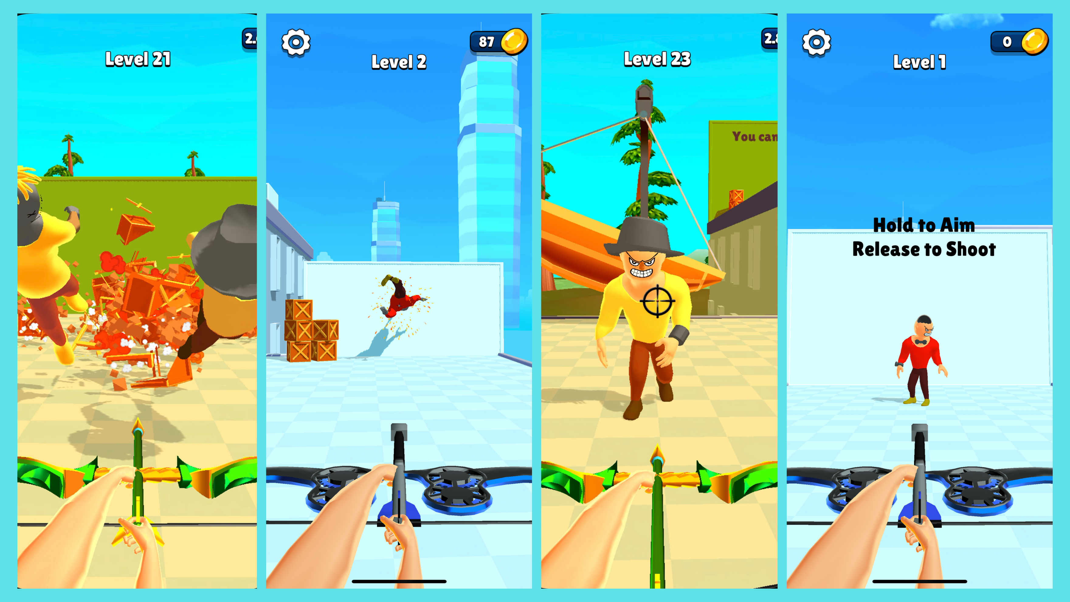Hit Perfect 3D game screenshots