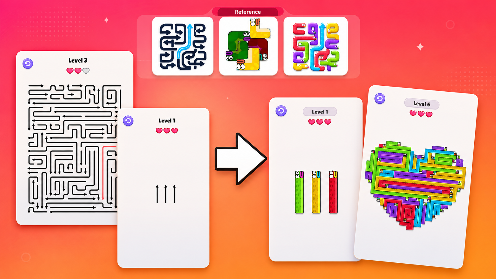Smart Paths game screenshots
